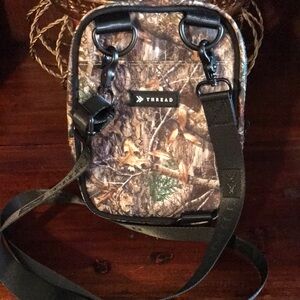 Thread & Supply Brown Green Camo Crossbody Bag